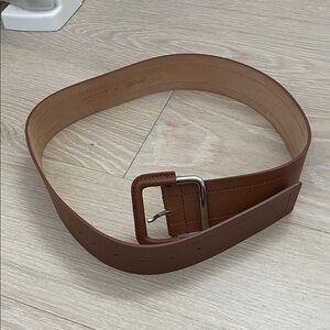 Brown Leather Lafayette 148 Belt